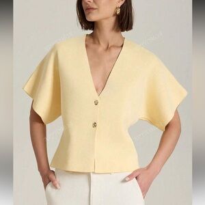 Elegant Yellow Women's Top